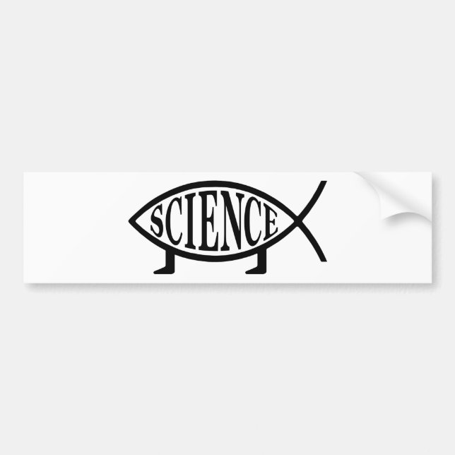Science Fish Bumper Sticker (Front)