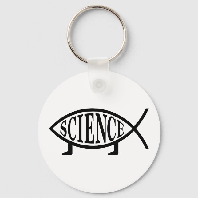 Science Fish Key Ring (Front)