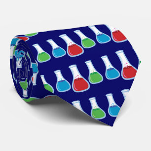 Science Flasks Tie