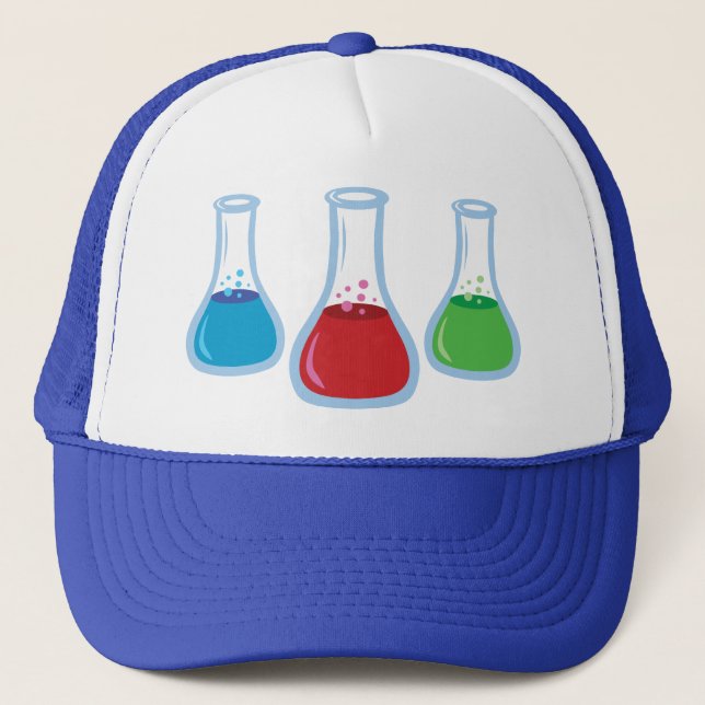 Science Flasks Trucker Hat (Front)