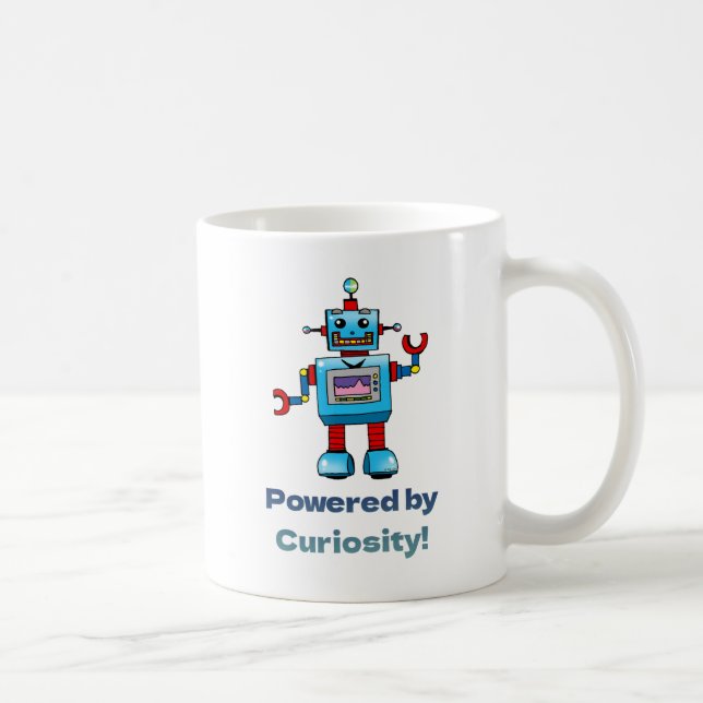 science for kids - robot coffee mug (Right)