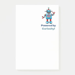 science for kids - robot post-it notes