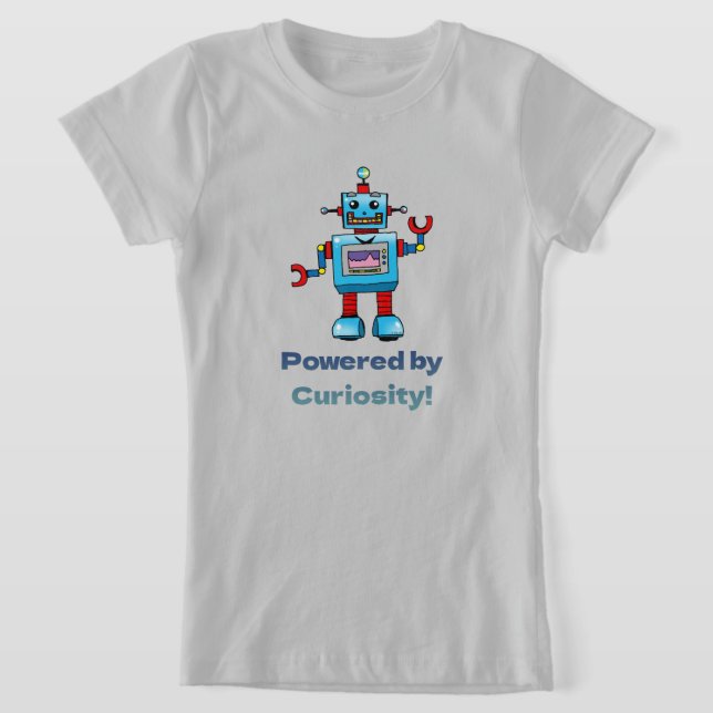 science for kids - robot T-Shirt (Laydown)