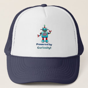 science for kids - robot trucker hat