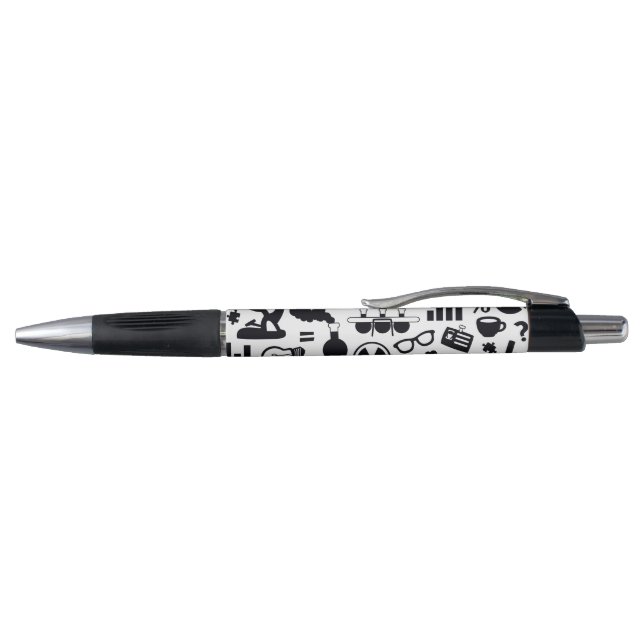 Science for Scientist Pattern (Black and White) (Top)