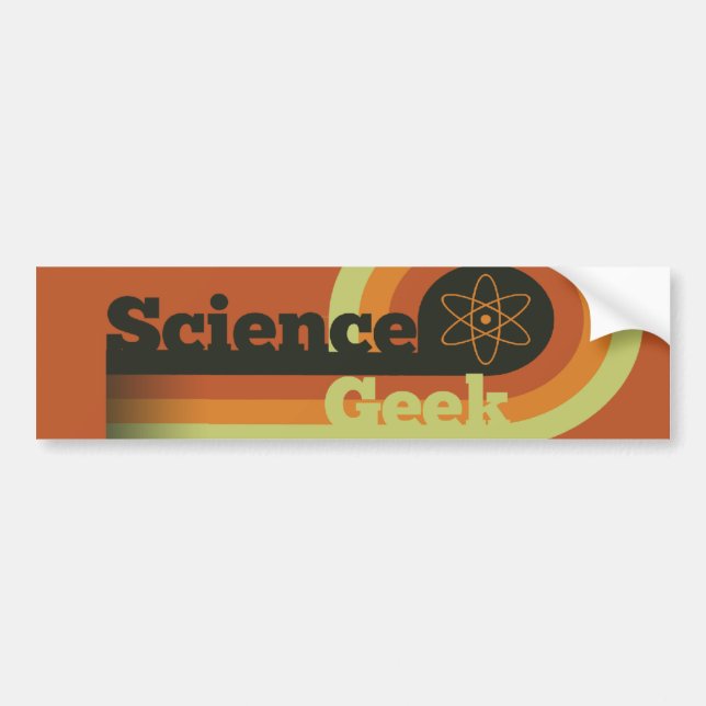 Science Geek Bumper Sticker (Front)
