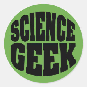 Science Geek Classic Round Sticker