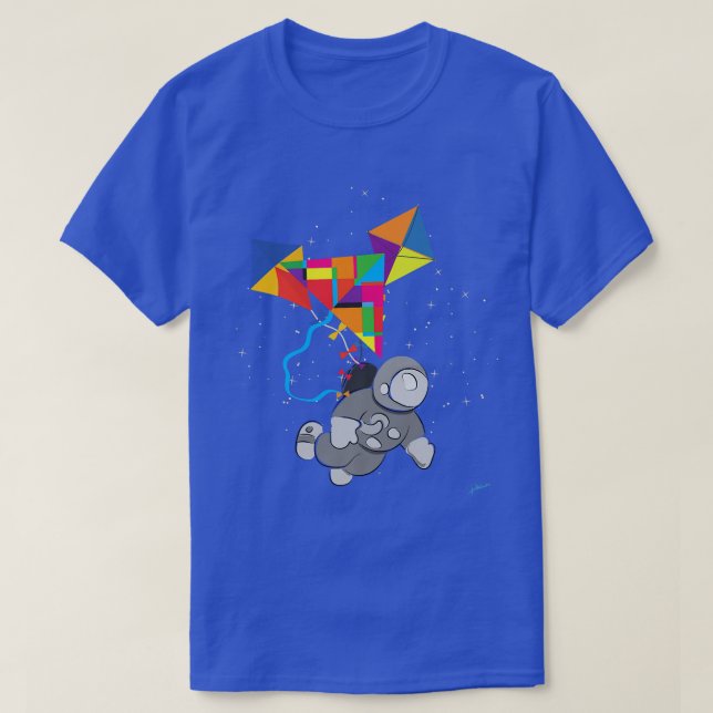 Science Geek T shirt Funny Astronaut Spaceman Prem (Design Front)