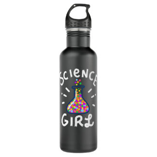 Science Girl Chemistry Biology Student Teacher Gif 710 Ml Water Bottle