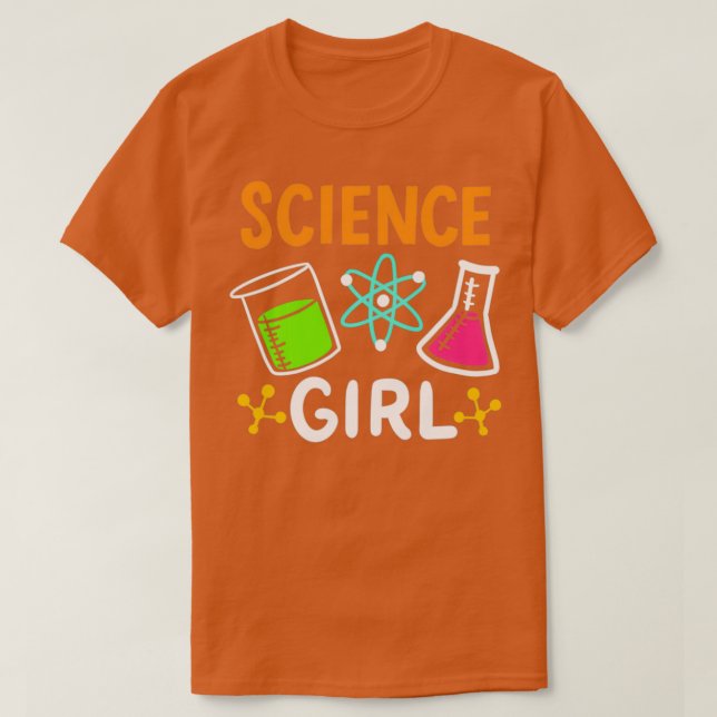 Science Girl Future Chemists Biologist Teacher Stu T-Shirt (Design Front)