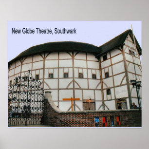 Science, History, New Globe Theatre Poster