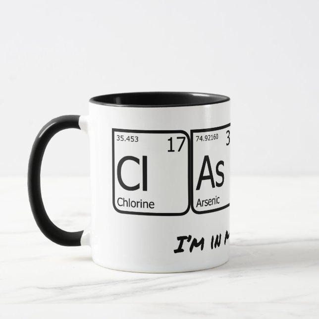 Science Humour Smart Style Witty Teacher Lab Offic Mug (Left)