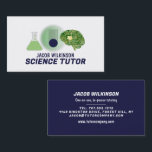 Science Icons, Science Tutor, Teacher Business Card<br><div class="desc">Science Icons,  Science Tutor,  Teacher Business Cards by The Business Card Store. Easily personalize these cards with your own wording by using the "personalize this template" section or click the "customize further" link to change the font styles,  colors and layout to suite.</div>