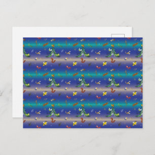 Science, Insect Bug Lover Christmas Tree Postcard