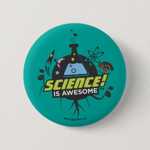 Science Is Awesome 6 Cm Round Badge