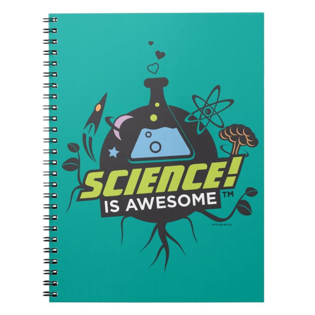 Science Is Awesome Spiral Notebook (Front)