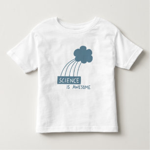 Science Is Awesome (steel blue) Toddler T-Shirt