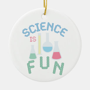 Science Is Fun Ceramic Tree Decoration