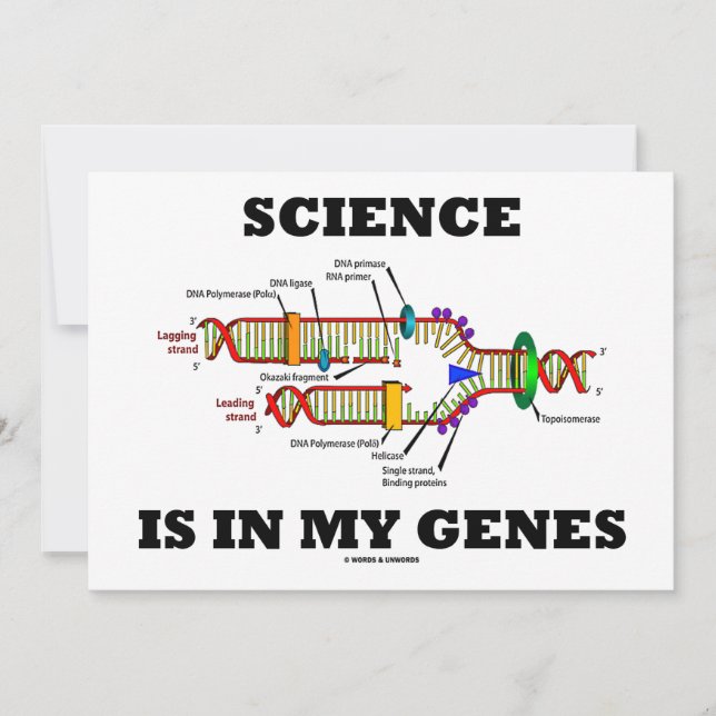 Science Is In My Genes (DNA Replication) (Front)