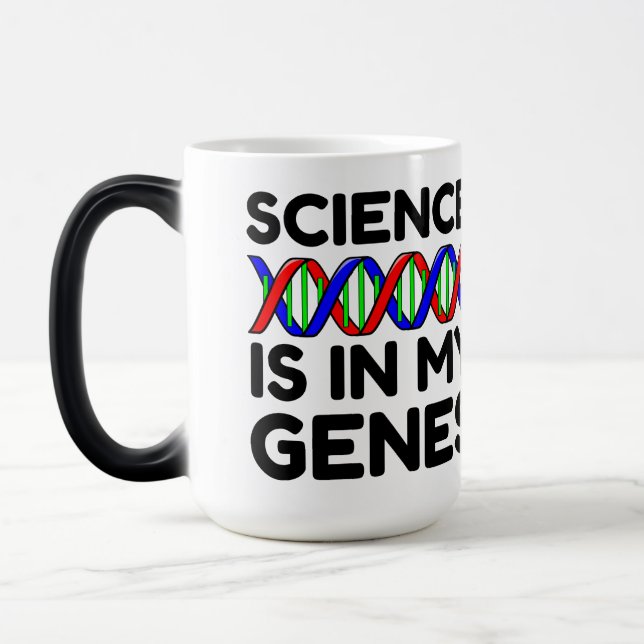 Science Is In My Genes Magic Mug (Left)