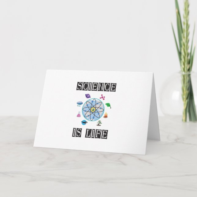 Science is life card (Front)