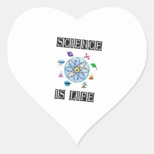 Science is life heart sticker