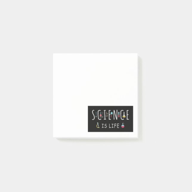 Science is life post-it notes (Front)