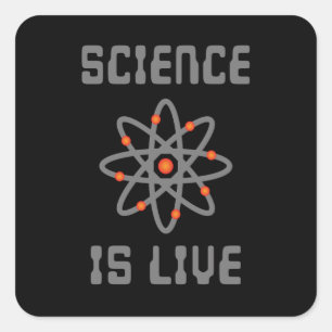 Science is life square sticker