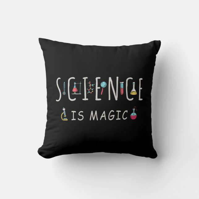 Science is magic cushion (Front)