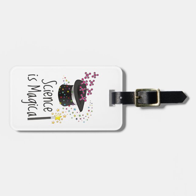 Science is Magical Luggage Tag (Front Horizontal)
