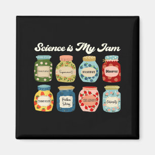 Science Is My Jam Teacher Shirt Stem Student Educa Magnet