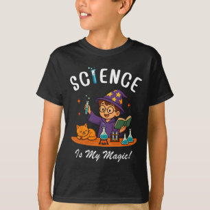 Science Is My Magic Back To School Stem Wizard Tea T-Shirt