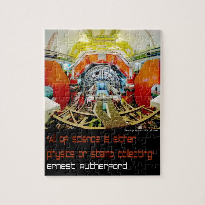 Science is Physics or Stamp Collecting Jigsaw Puzzle Zazzle.co.nz