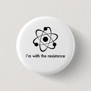 Science is real 3 cm round badge