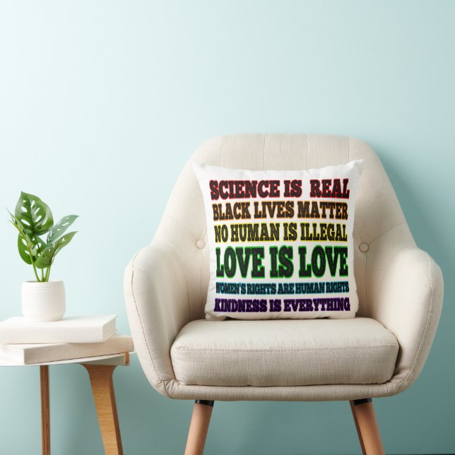 Science is Real Black Lives Matter Cushion (Chair)