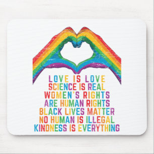 science is real - black Lives Matter Mouse Pad