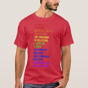 Science is Real Black Lives Matter Pride Month  (1 T-Shirt