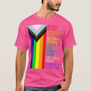 Science is Real Black Lives Matter Pride Month  (3 T-Shirt
