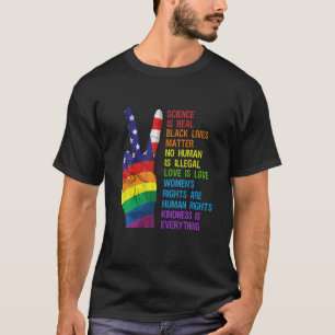Science Is Real Black Lives Matter Shirt Gay Pride