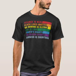 Science Is Real Black Lives Matter T-Shirt