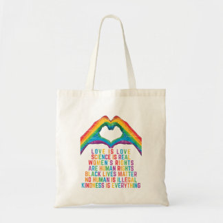 science is real - black Lives Matter Tote Bag