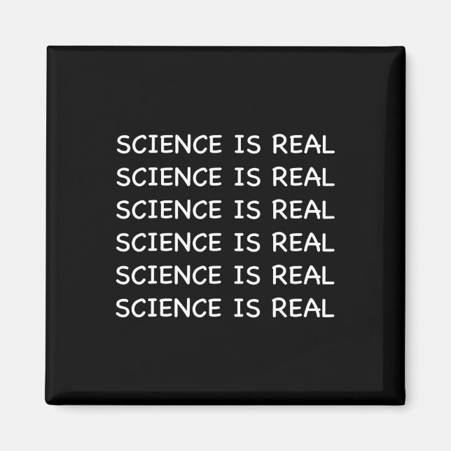 Science Is Real  Magnet (Front)