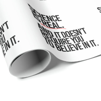 SCIENCE IS REAL WRAPPING PAPER