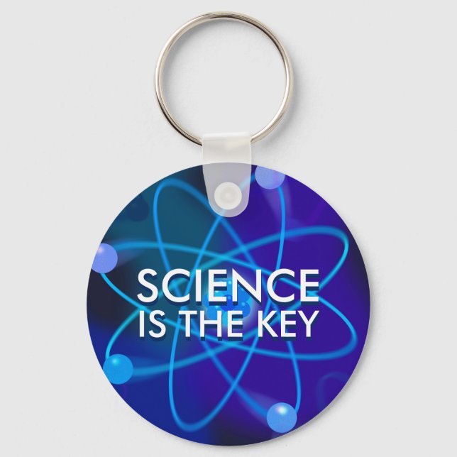 SCIENCE IS THE KEY KEY RING (Front)