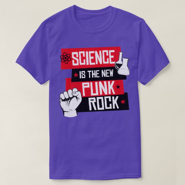 Science is the new Punk Rock  T-Shirt (Design Front)
