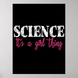 Science - It's a Girl Thing Poster
