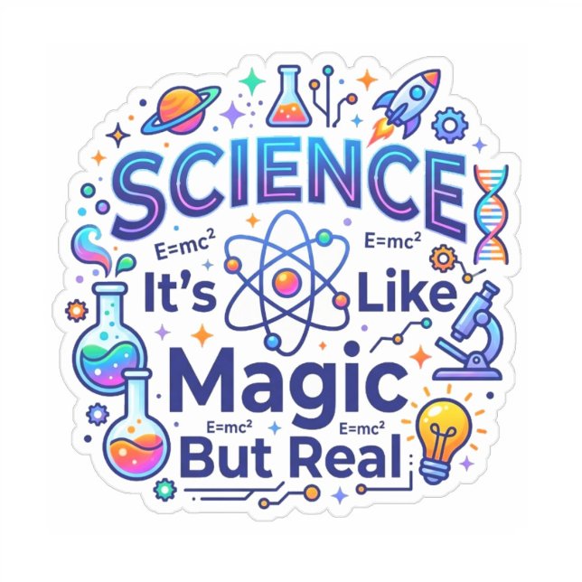 Science It's Like Magic But Real | Science Teacher (funny science teacher appreciation gift, science its like magic stickers)