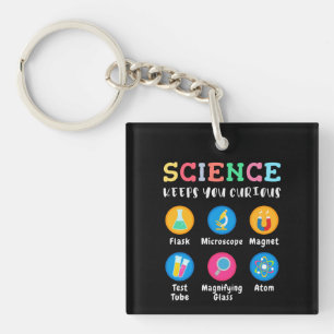 Science keeps you curious key ring