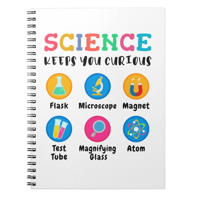 Science keeps you curious notebook (Front)