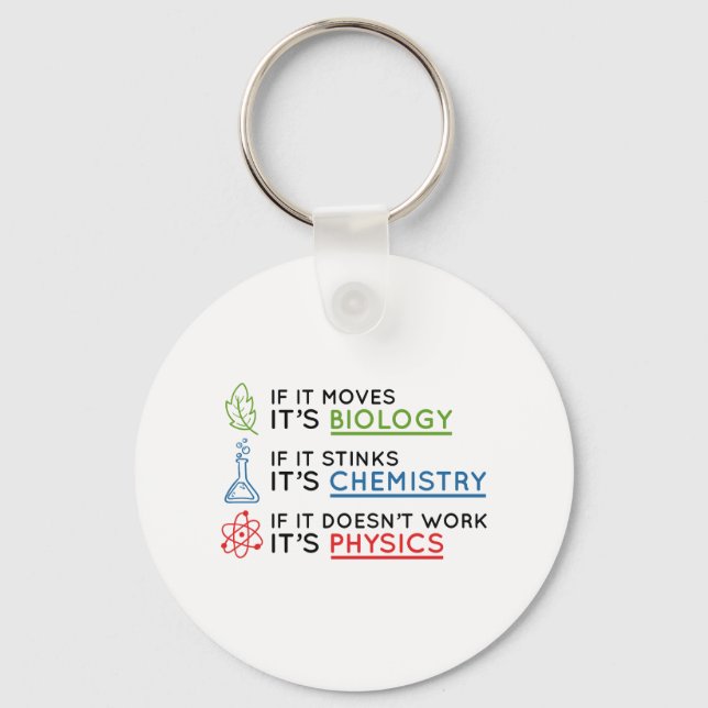 Science Key Ring (Front)